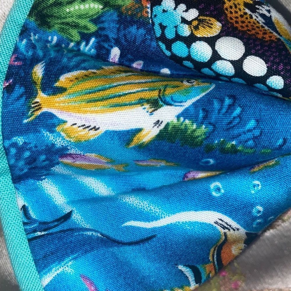 Humbowbarks Handmade In Maui New Aquascape Pet Bow For Dogs And Other Pets 6x3 1 - Picture 4 of 8